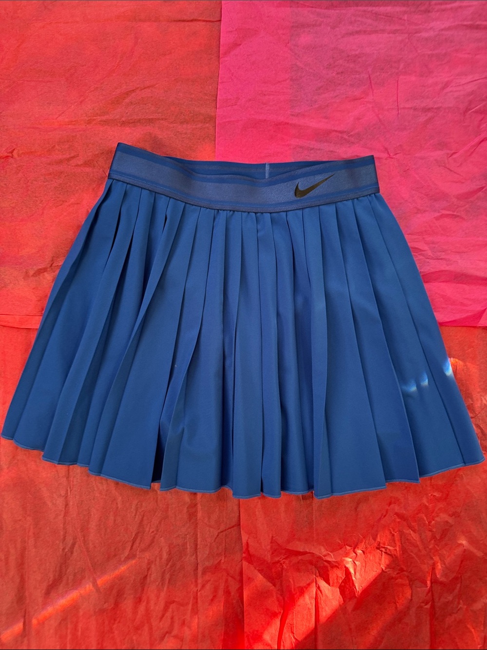 Nike Blue Pleated Skater Tennis Skirt